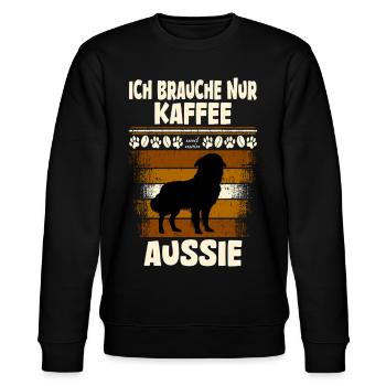 Berger australien australien - Sweat bio CHANGER Stanley/Stella Unisexe - noir - Devant - Nik (191cm) & Marisol (170cm)