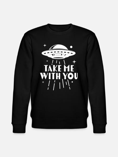 Nimm mich mit - Stanley/Stella Unisex Bio-Sweatshirt CHANGER - Schwarz