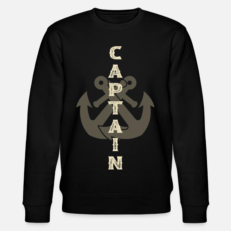 Kapitän Anker Boot - Stanley/Stella Unisex Bio-Sweatshirt CHANGER  - Schwarz