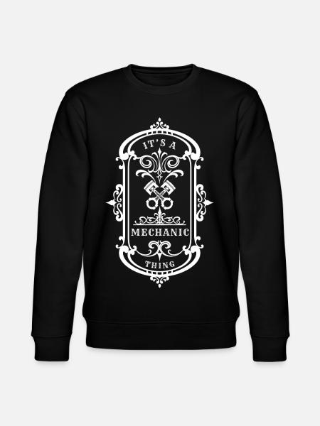 Mechanic Quote A Mechanic Thing - Stanley/Stella CHANGER Unisex Organic Sweatshirt - black