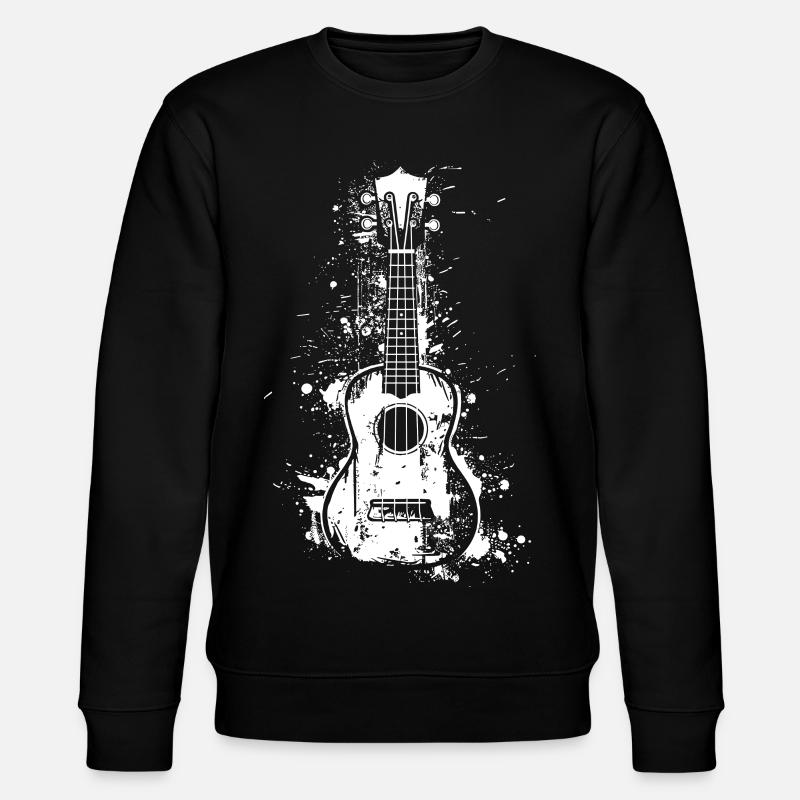 Ukulele Graffiti - Stanley/Stella CHANGER Unisex Organic Sweatshirt - black
