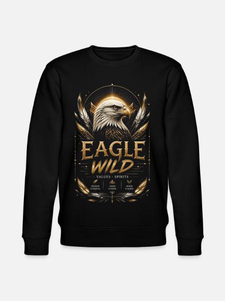 Aigle Doré Esprit et Valeurs - Sweat bio CHANGER Stanley/Stella Unisexe - noir