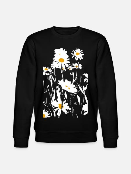 DAISIES - Stanley/Stella CHANGER Unisex Organic Sweatshirt - black