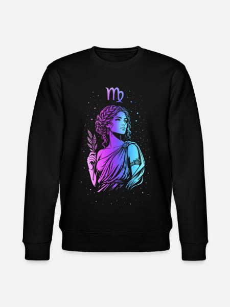 Skorpiongöttin in Farbverläufen - Stanley/Stella Unisex Bio-Sweatshirt CHANGER  - Schwarz
