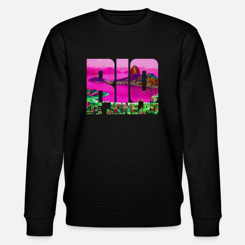 Rio de Janeiro Brésil - Sweat bio CHANGER Stanley/Stella Unisexe - noir