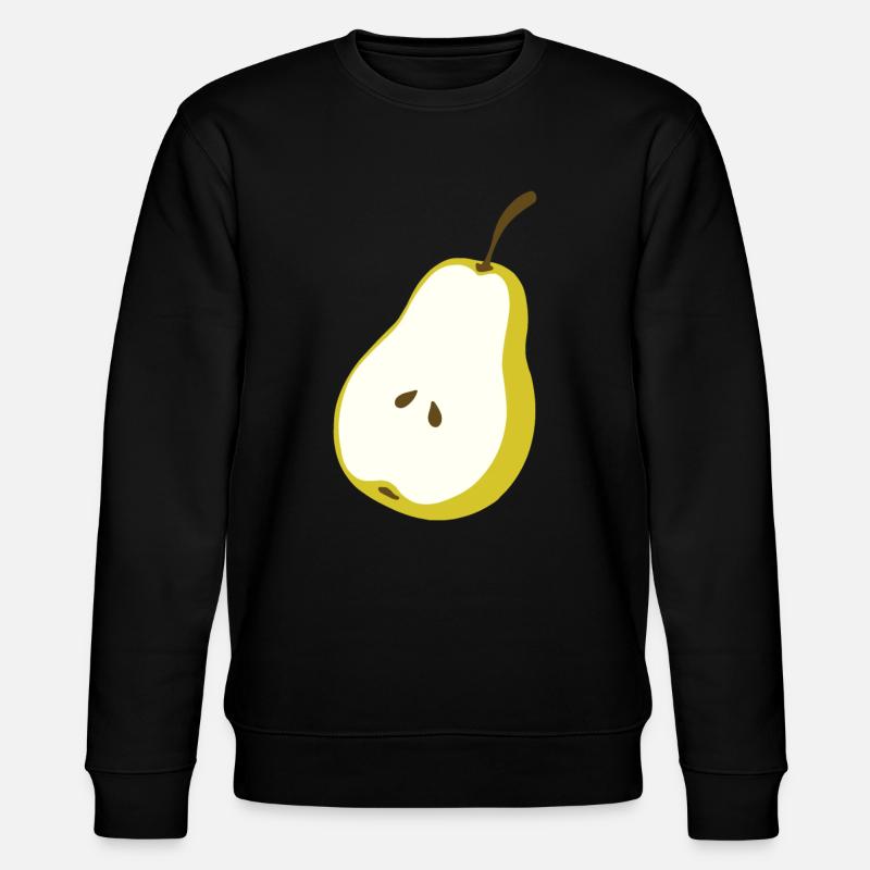 Pear Vegan Fruit - Stanley/Stella CHANGER Unisex Organic Sweatshirt - black