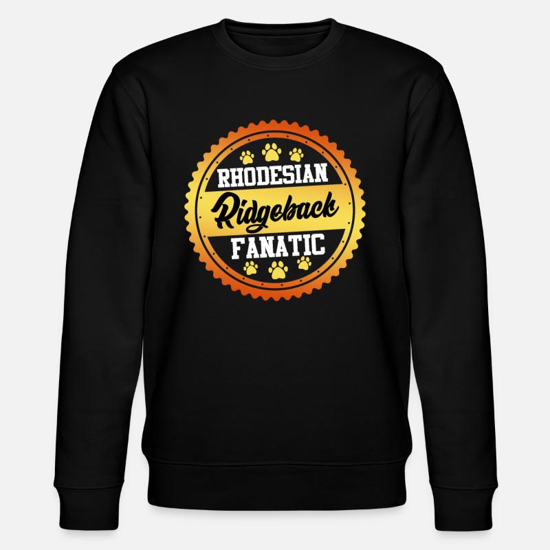 RHODESIAN RIDGEBACK FANATIKER Hundebesitzer - Stanley/Stella Unisex Bio-Sweatshirt CHANGER - Schwarz