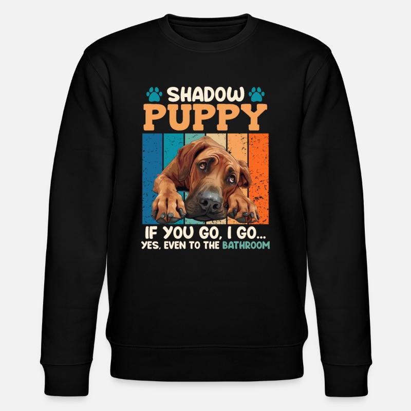 Rhodesian Ridgeback SHADOW PUPPY Propriétaire - Sweat bio CHANGER Stanley/Stella Unisexe - noir