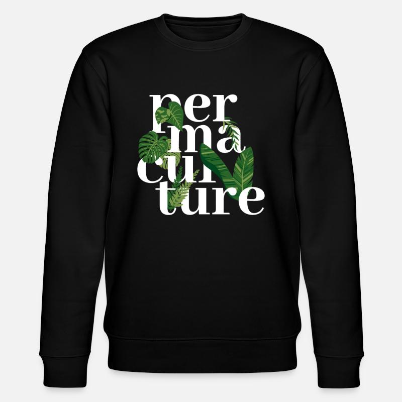 Permaculture Permaculture Jardinier - Sweat bio CHANGER Stanley/Stella Unisexe - noir