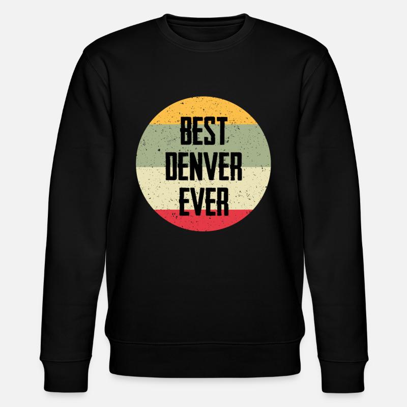 Bedste Denver nogensinde - Stanley/Stella økologisk unisex-sweatshirt CHANGER - sort