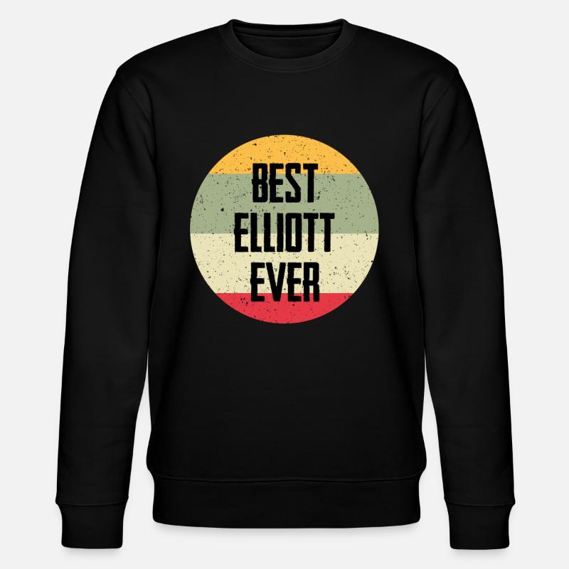 Best Elliott Ever - Stanley/Stella Unisex Bio-Sweatshirt CHANGER  - Schwarz
