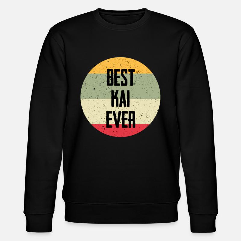 Best Kai Ever - Stanley/Stella Unisex Bio-Sweatshirt CHANGER  - Schwarz