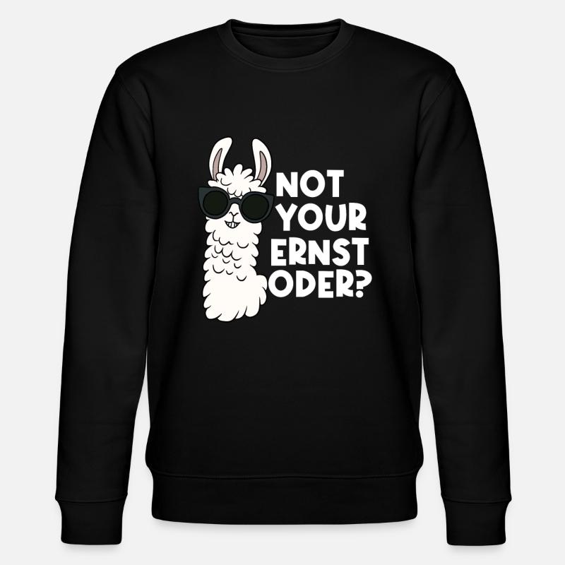 pas votre sérieux ou - Sweat bio CHANGER Stanley/Stella Unisexe - noir