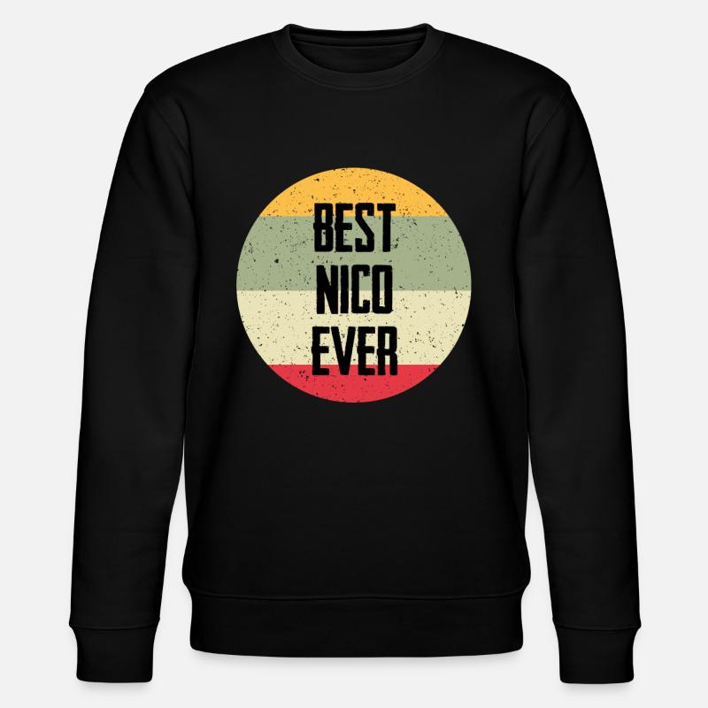 Best Nico Ever - Stanley/Stella Unisex Bio-Sweatshirt CHANGER - Schwarz