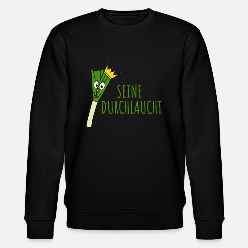 Lauch Seine Durchlaucht - Stanley/Stella Unisex Bio-Sweatshirt CHANGER - Schwarz