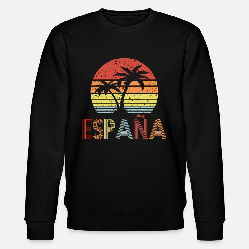 Spanien - Stanley/Stella Unisex Bio-Sweatshirt CHANGER  - Schwarz