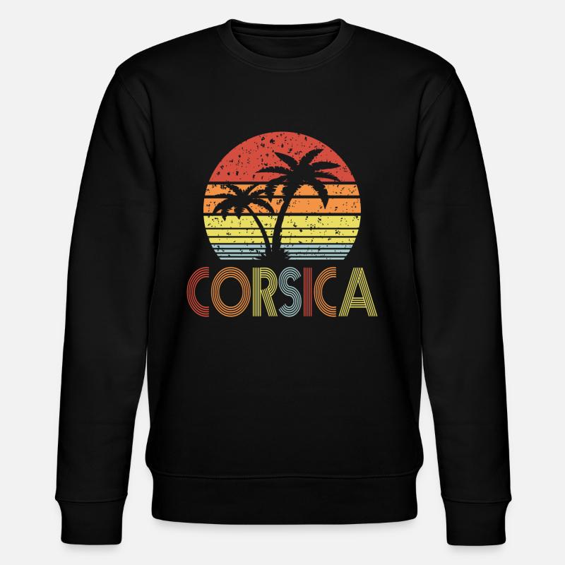 Corsica - Stanley/Stella Unisex Bio-Sweatshirt CHANGER  - Schwarz