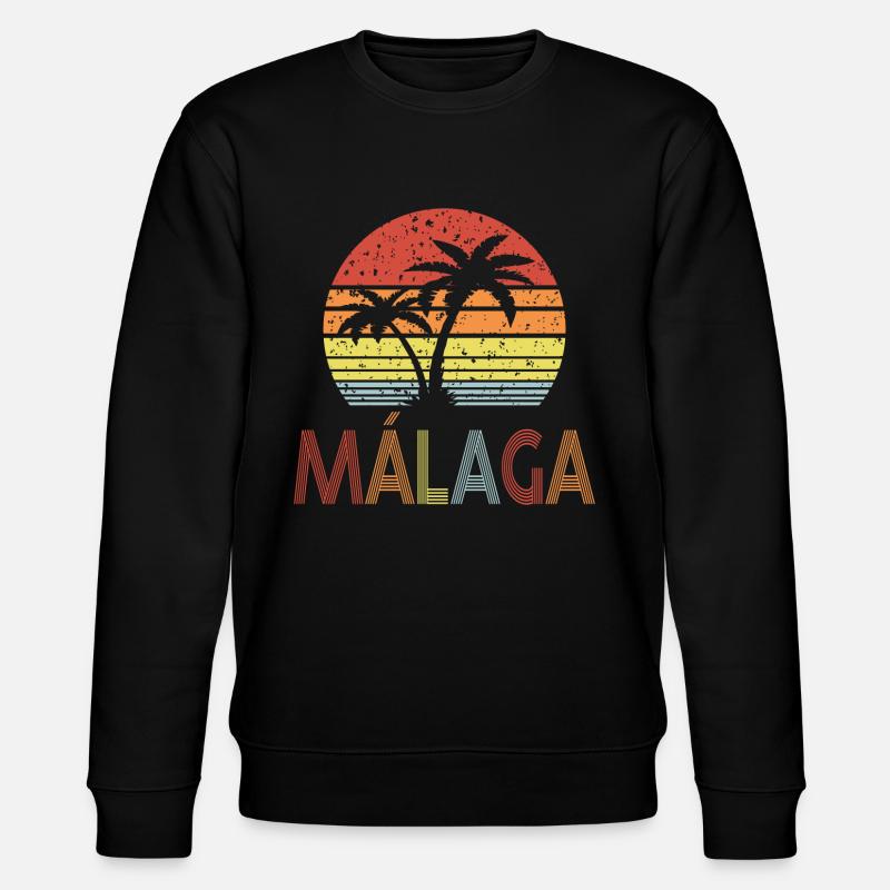 Malaga - Stanley/Stella Unisex Bio-Sweatshirt CHANGER  - Schwarz