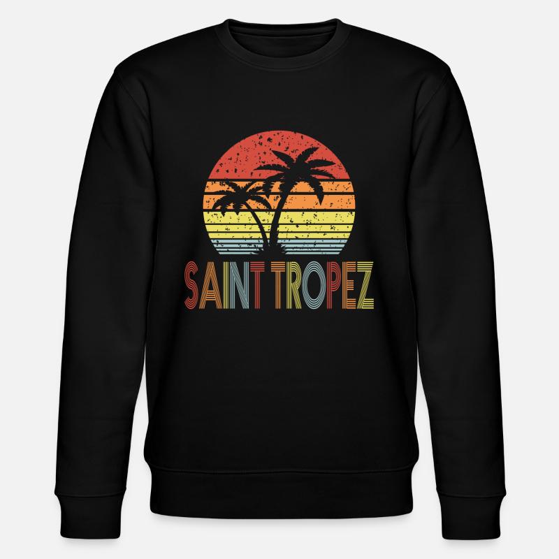 Saint Tropez - Stanley/Stella Unisex Bio-Sweatshirt CHANGER  - Schwarz