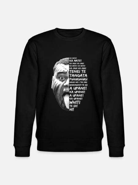 Haka Neuseeland Rugby - Stanley/Stella Unisex Bio-Sweatshirt CHANGER - Schwarz