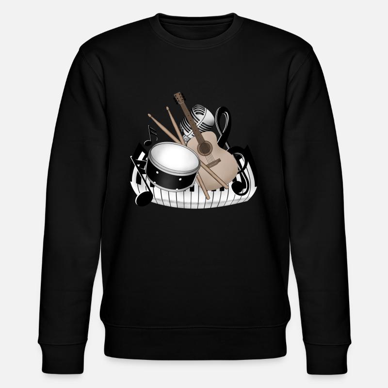 Instrumente - Stanley/Stella Unisex Bio-Sweatshirt CHANGER  - Schwarz