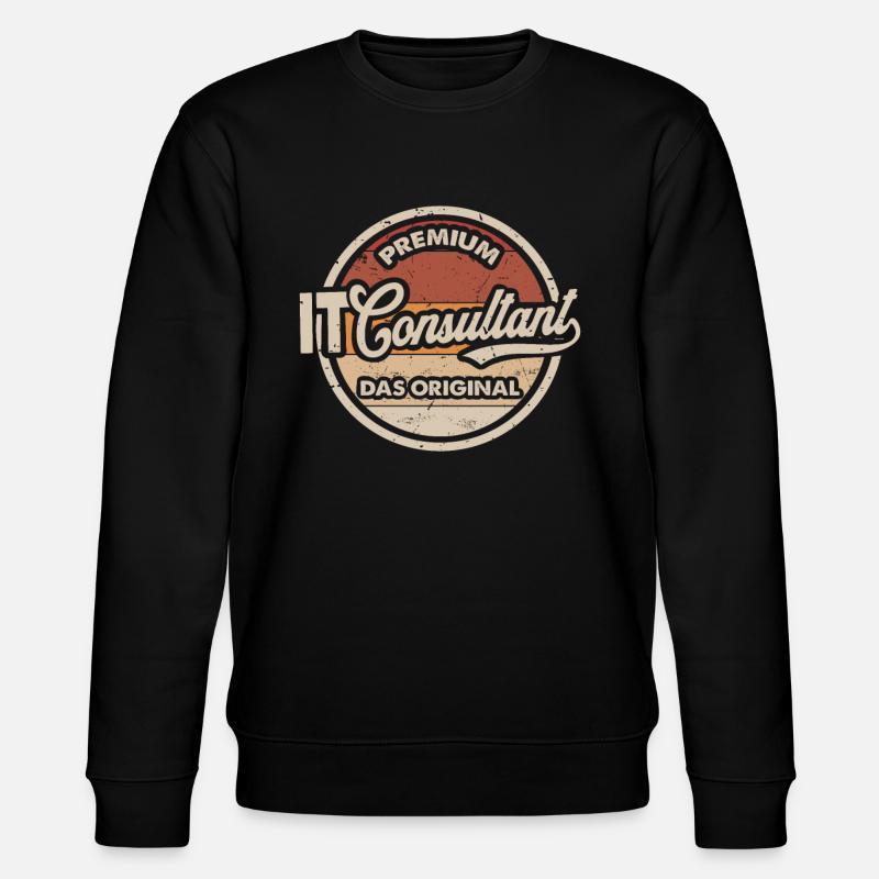 IT Consultant Original - Stanley/Stella Unisex Bio-Sweatshirt CHANGER  - Schwarz