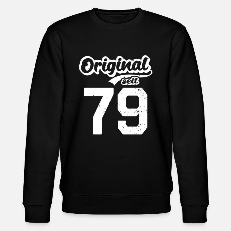43. Geburtstag Original seit 1979 43 Jahre - Stanley/Stella Unisex Bio-Sweatshirt CHANGER  - Schwarz
