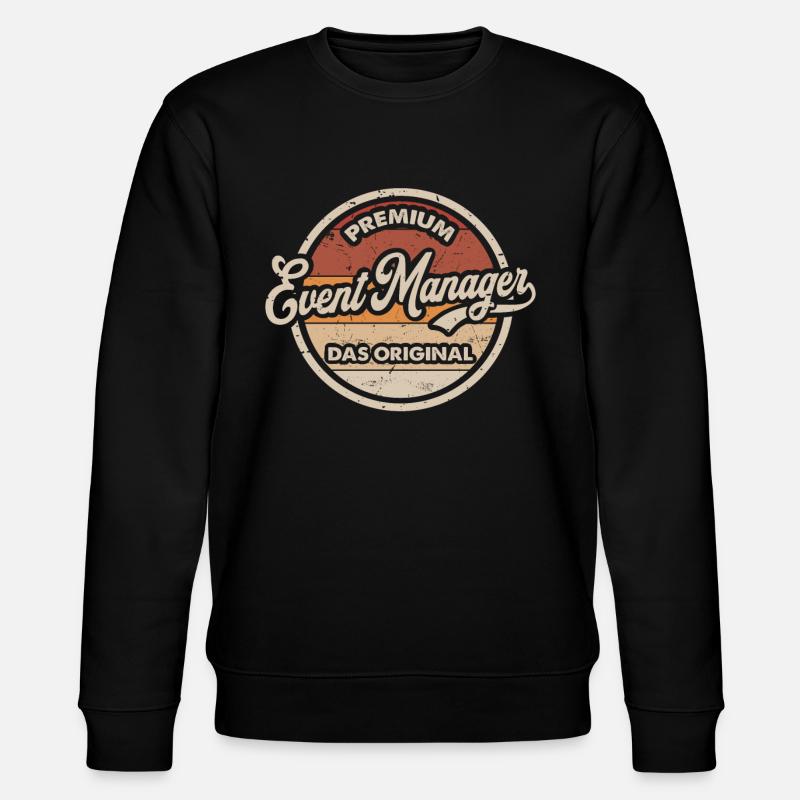 Event Manager Original Eventmanager - Stanley/Stella Unisex Bio-Sweatshirt CHANGER  - Schwarz