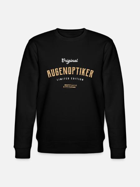 Augenoptiker Limited Edition - Stanley/Stella Unisex Bio-Sweatshirt CHANGER - Schwarz