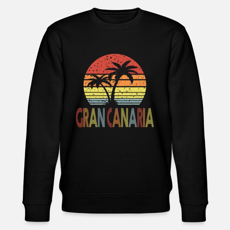Gran Canaria - Stanley/Stella Unisex Bio-Sweatshirt CHANGER  - Schwarz