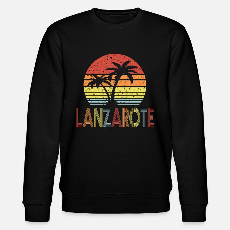 Lanzarote - Stanley/Stella Unisex Bio-Sweatshirt CHANGER  - Schwarz