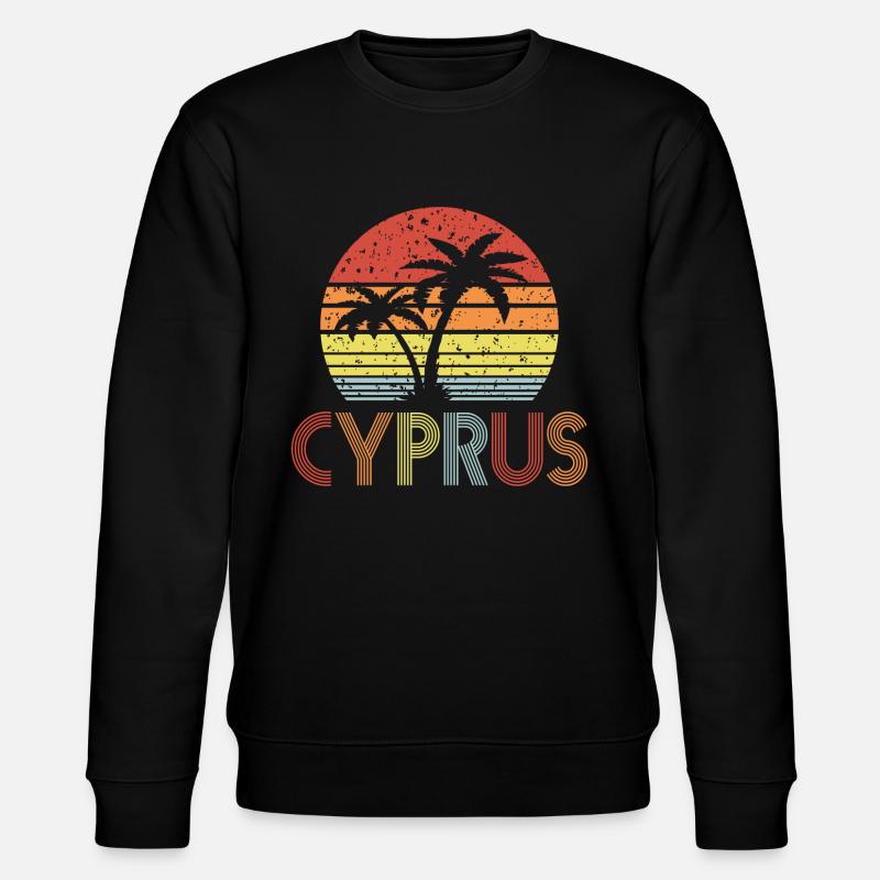Zypern - Stanley/Stella Unisex Bio-Sweatshirt CHANGER  - Schwarz