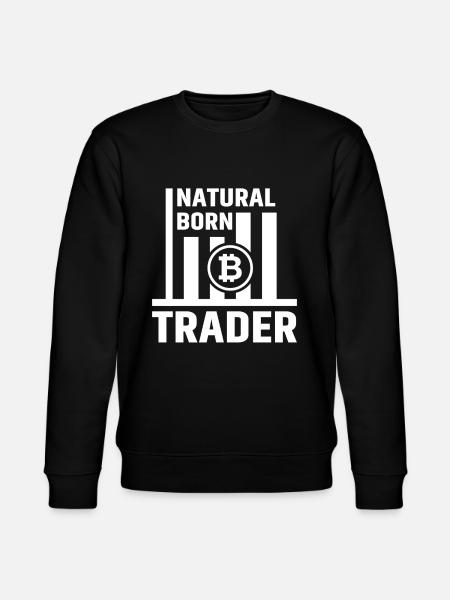 Bitcoin Trader Trading BTC - Stanley/Stella CHANGER Unisex Organic Sweatshirt - black