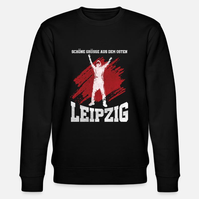 Salutations de l'Est Leipzig - Saxe - Sweat bio CHANGER Stanley/Stella Unisexe - noir