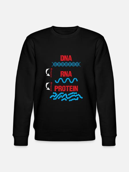 Molekylærbiolog DNA RNA Protein Cell Biology - Stanley/Stella økologisk unisex-sweatshirt CHANGER  - sort