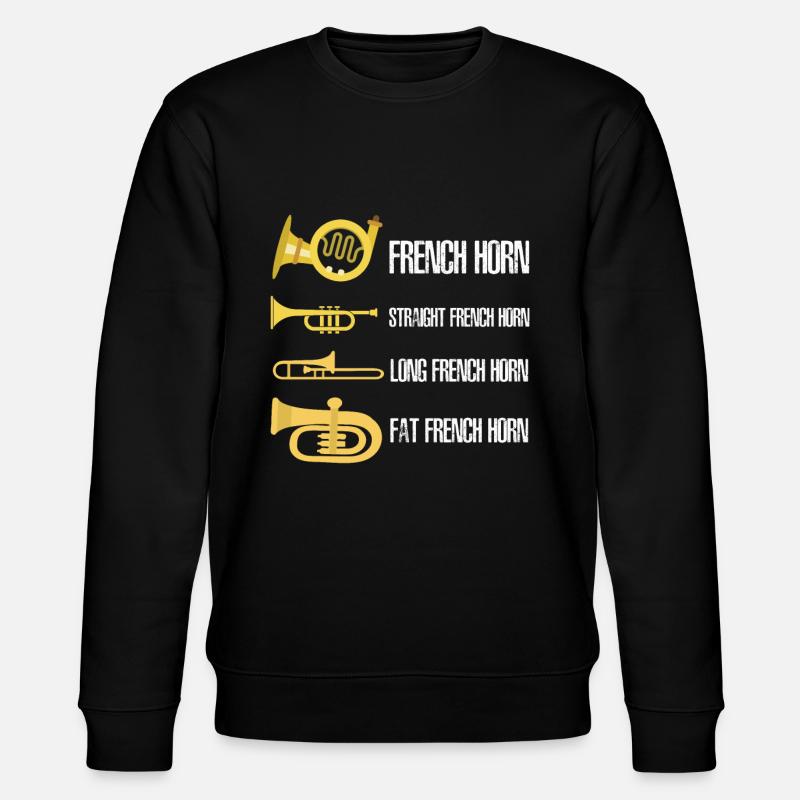 Arten von Blechbläsern Trompete Musiker - Stanley/Stella Unisex Bio-Sweatshirt CHANGER  - Schwarz
