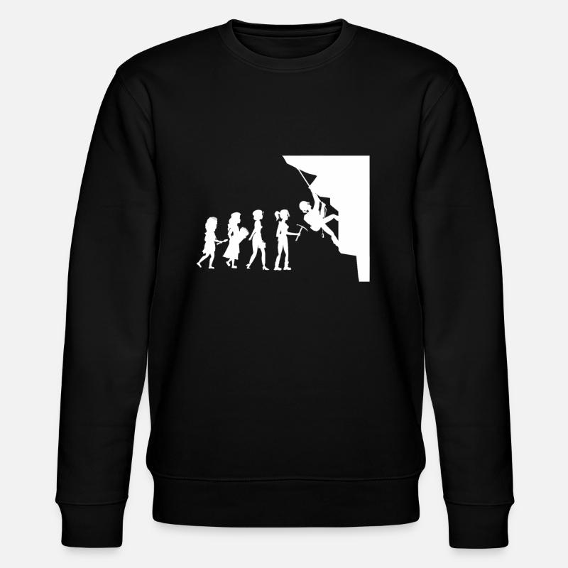 Grimpeur évolution mur d'escalade - Sweat bio CHANGER Stanley/Stella Unisexe - noir