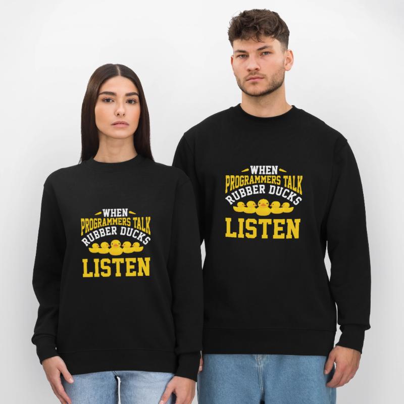 IT programmer developer rubber duck Stanley/Stella CHANGER Unisex Organic Sweatshirt