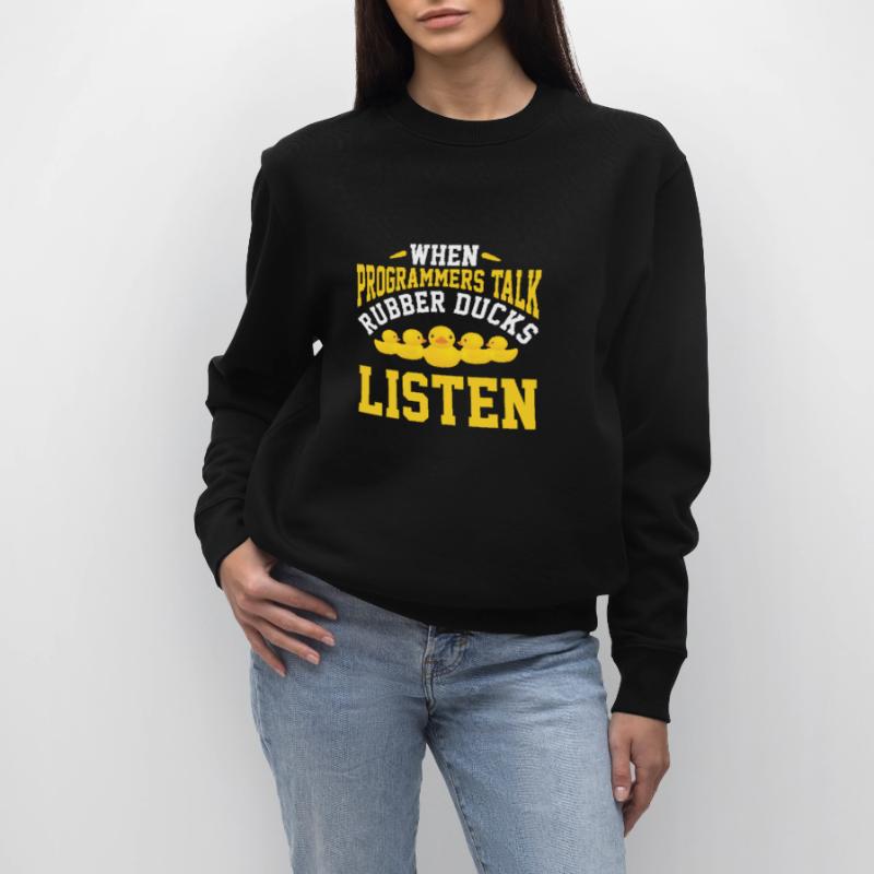 IT programmer developer rubber duck Stanley/Stella CHANGER Unisex Organic Sweatshirt