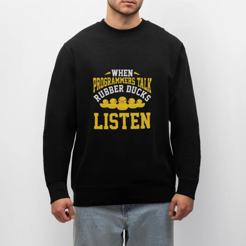 IT programmer developer rubber duck Stanley/Stella CHANGER Unisex Organic Sweatshirt