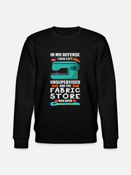 Morsom sying som sier garn stoffbutikk humor - Stanley/Stella CHANGER økologisk unisex-sweatshirt - svart