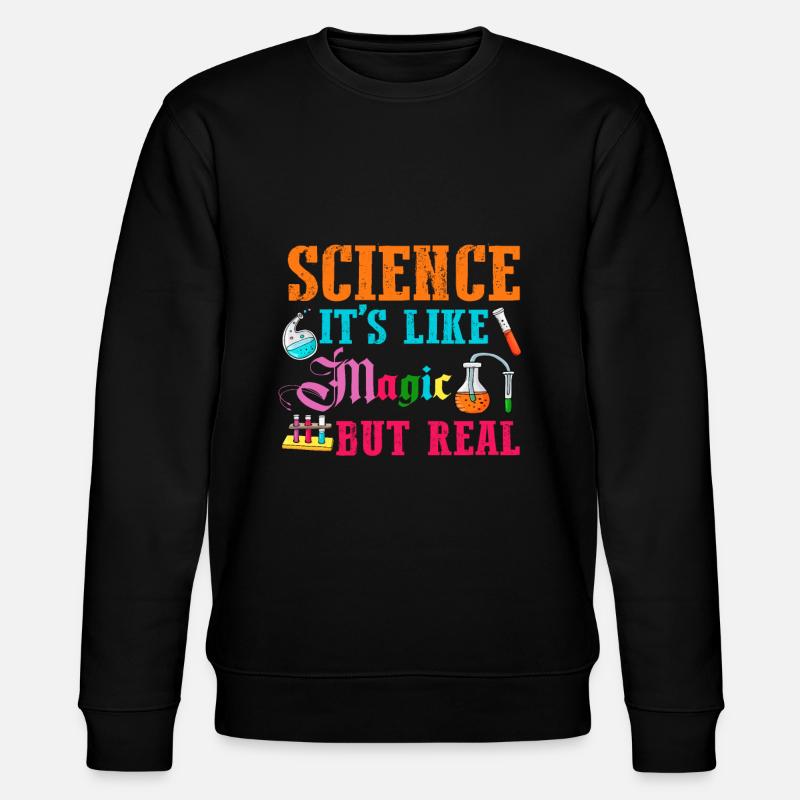 Science magic future chemistry student - Stanley/Stella CHANGER Unisex Organic Sweatshirt - black
