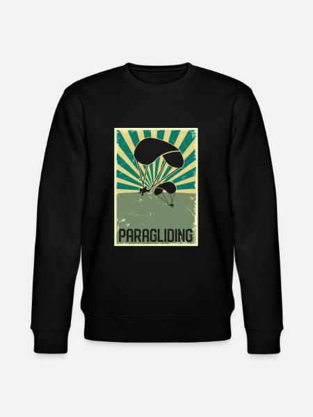 Paraglider aerobatics hobby paraglider - Stanley/Stella CHANGER Unisex Organic Sweatshirt - black