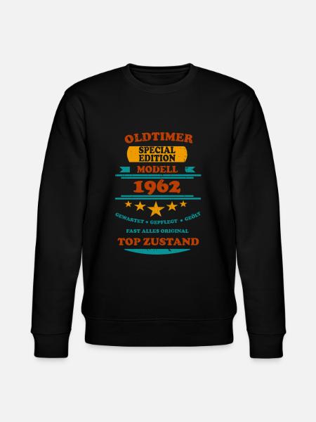Oldtimer Retro 1962 - Stanley/Stella Unisex Bio-Sweatshirt CHANGER - Schwarz