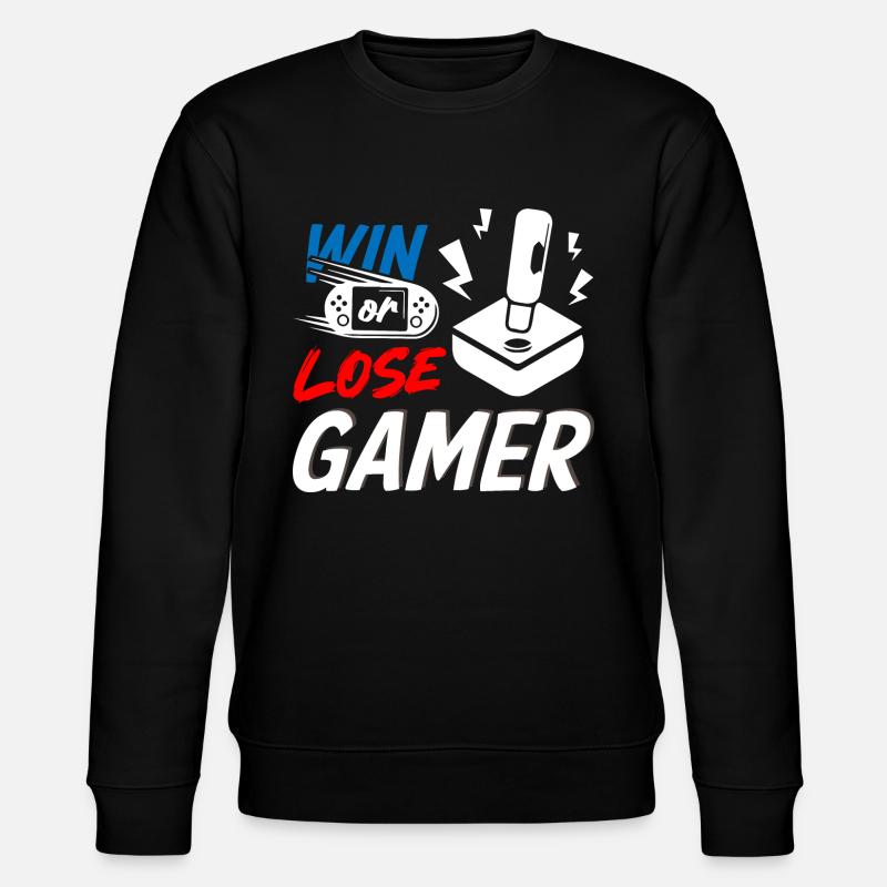 Gagner ou perdre Gamer - Sweat bio CHANGER Stanley/Stella Unisexe - noir
