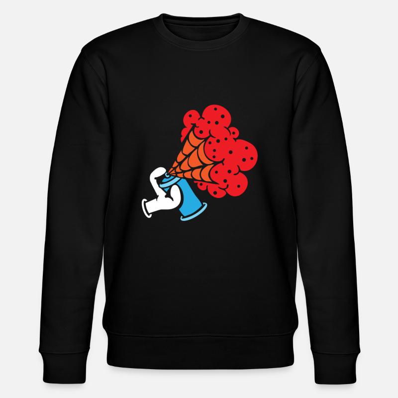 Graffiti Comic Hand - Stanley/Stella Unisex Bio-Sweatshirt CHANGER  - Schwarz