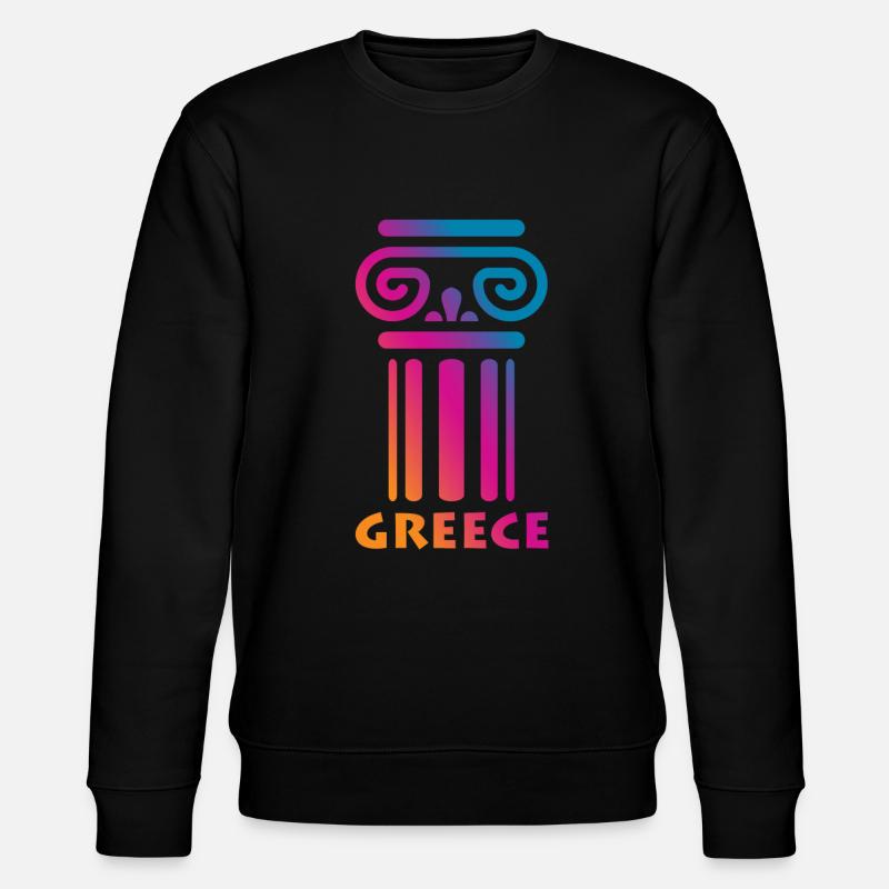 Greece Hellas - Stanley/Stella CHANGER Unisex Organic Sweatshirt - black