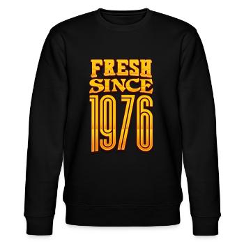 1976 Année de naissance Vintage - Sweat bio CHANGER Stanley/Stella Unisexe - noir - Devant - Nik (191cm) & Marisol (170cm)