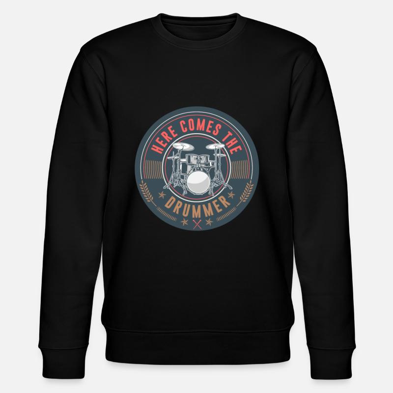 Batteur batteur - Sweat bio CHANGER Stanley/Stella Unisexe - noir