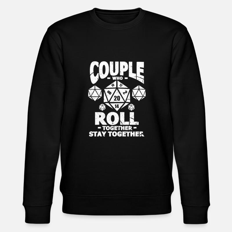D20 Dice Fantasy Jeu de rôle Cadeau de jeu de rôle - Sweat bio CHANGER Stanley/Stella Unisexe - noir